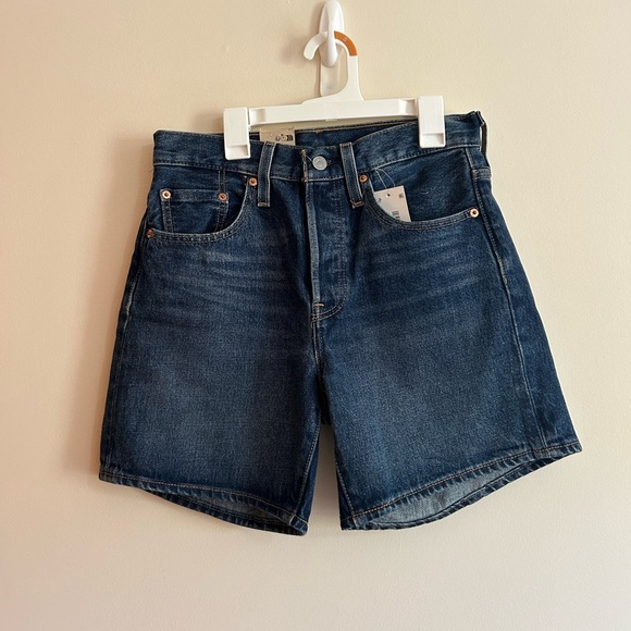 Levi's Pants - Levi's Dark Blue 501 Jean Shorts NWT